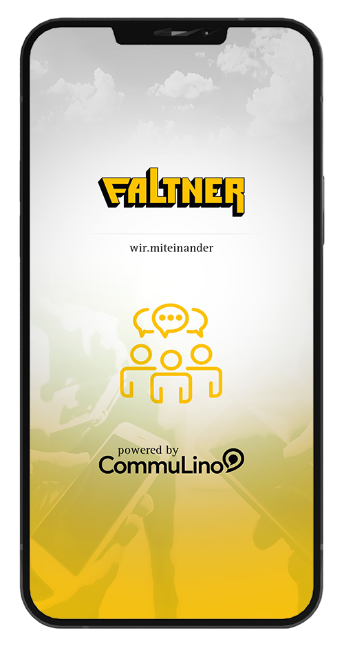 Faltner GmbH Startbildschirm